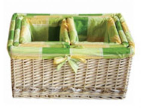 Natural Wicker Products Basket Portable Basket Wicker Natural Willow Strips Cont